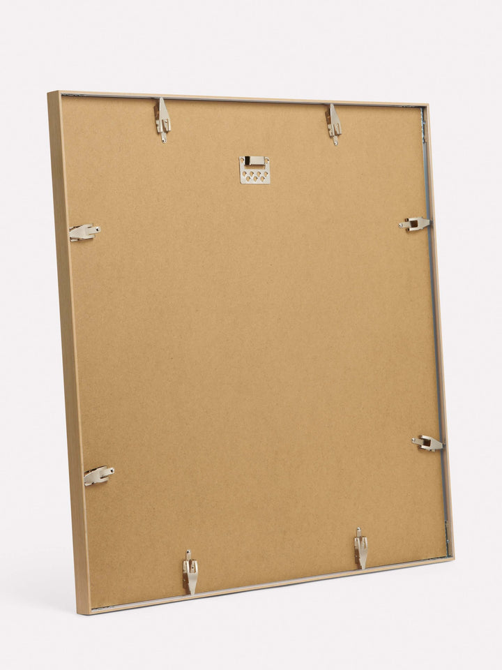 24x24-inch Thin Frame, Oak - Back view