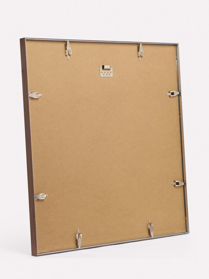 24x24-inch Thin Frame, Walnut - Back view