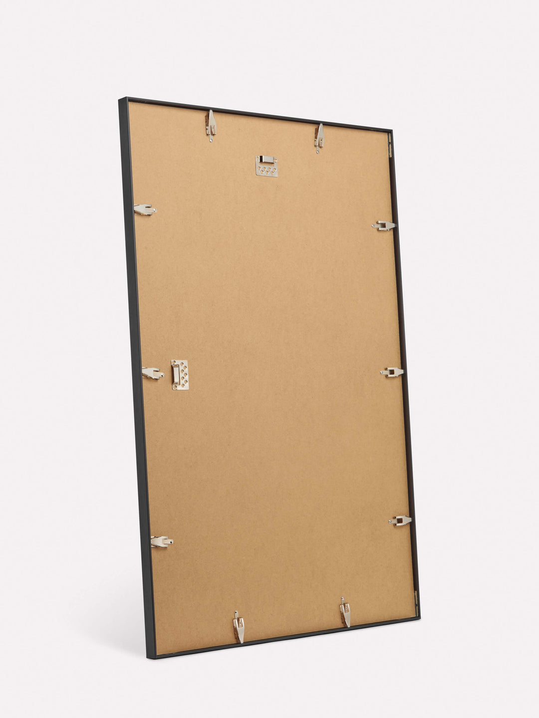 24x36-inch Thin Frame, Black - Back view