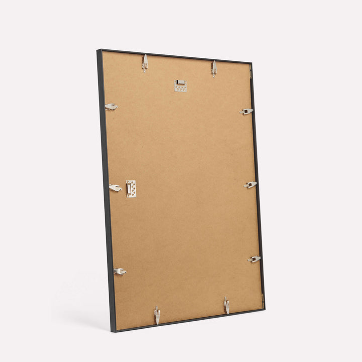 30x40-inch Thin Frame, Black - Back view