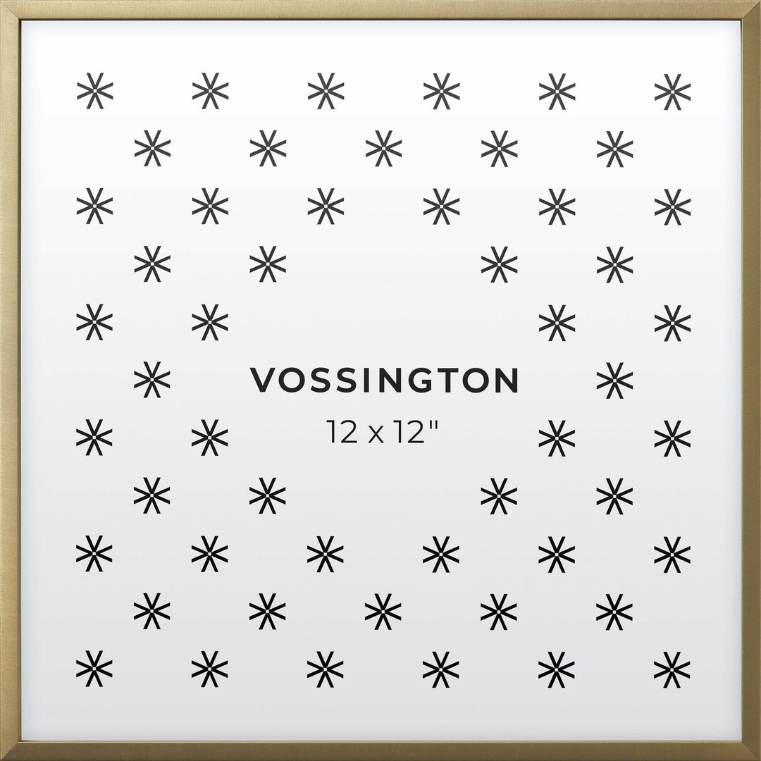 12x12 Frame - Exclusive Gold Picture Frame From Vossington