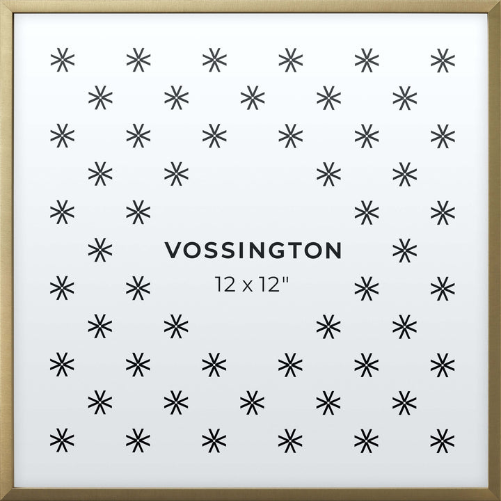 12x12 Frame - Exclusive Gold Picture Frame From Vossington