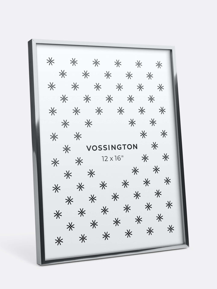 12x16 Frame - Exclusive Silver Picture Frame From Vossington