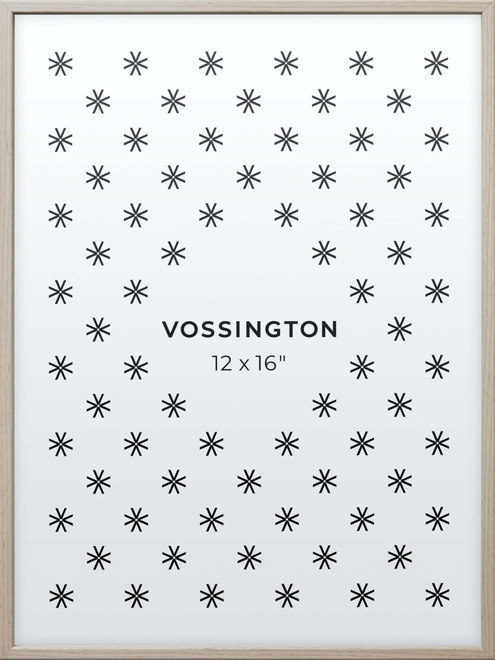 12x16 Frame - Exclusive White Wood Picture Frame From Vossington