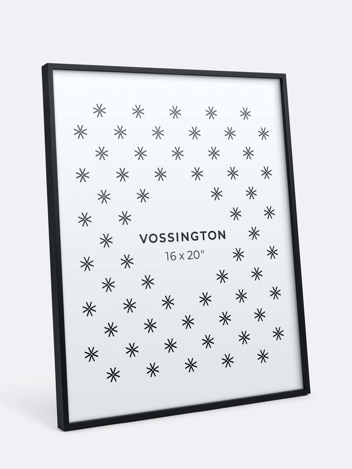 16x20 Frame - Exclusive Black Picture Frame From Vossington