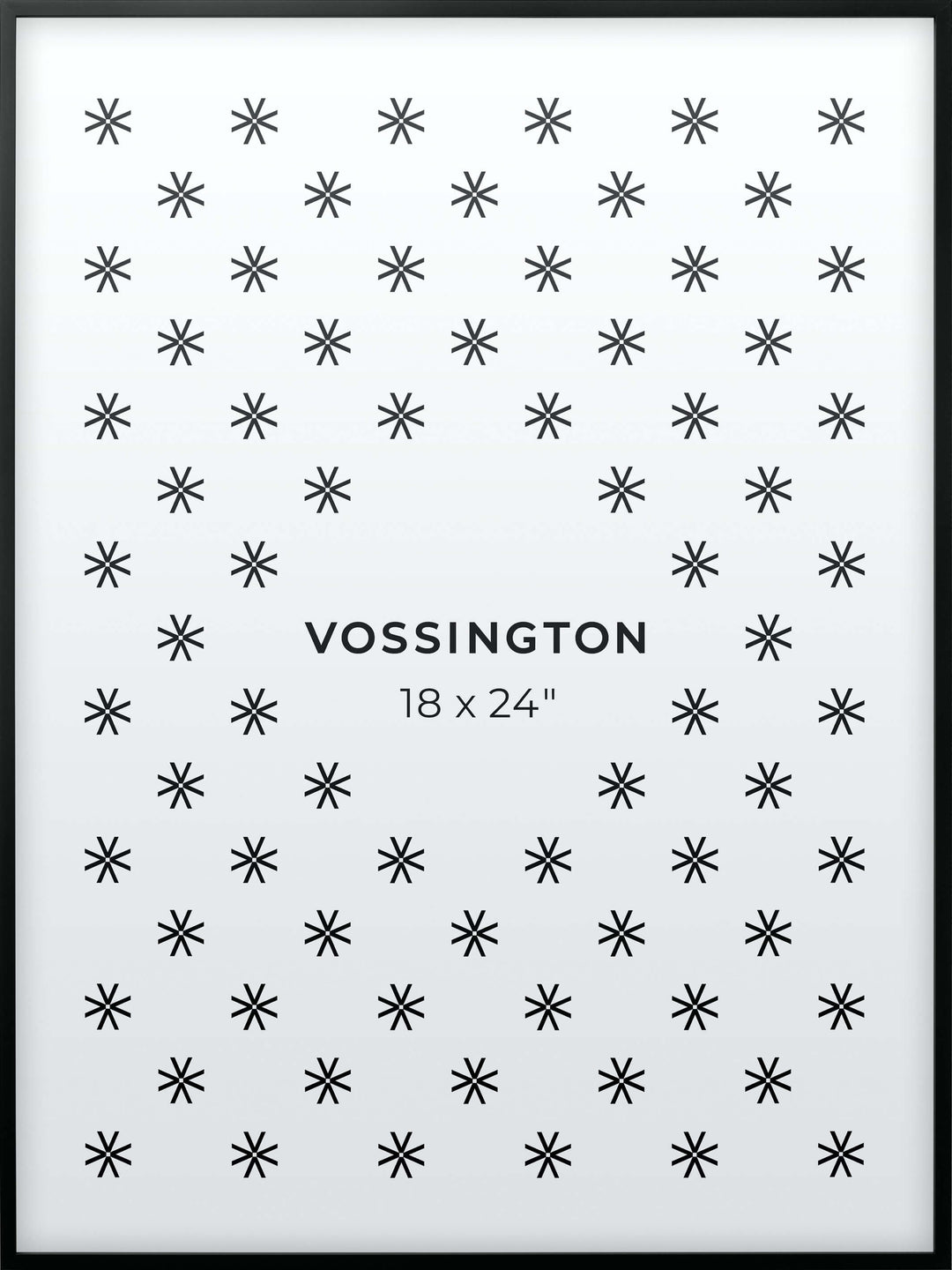 18x24 Frame - Exclusive Black Poster Frame From Vossington