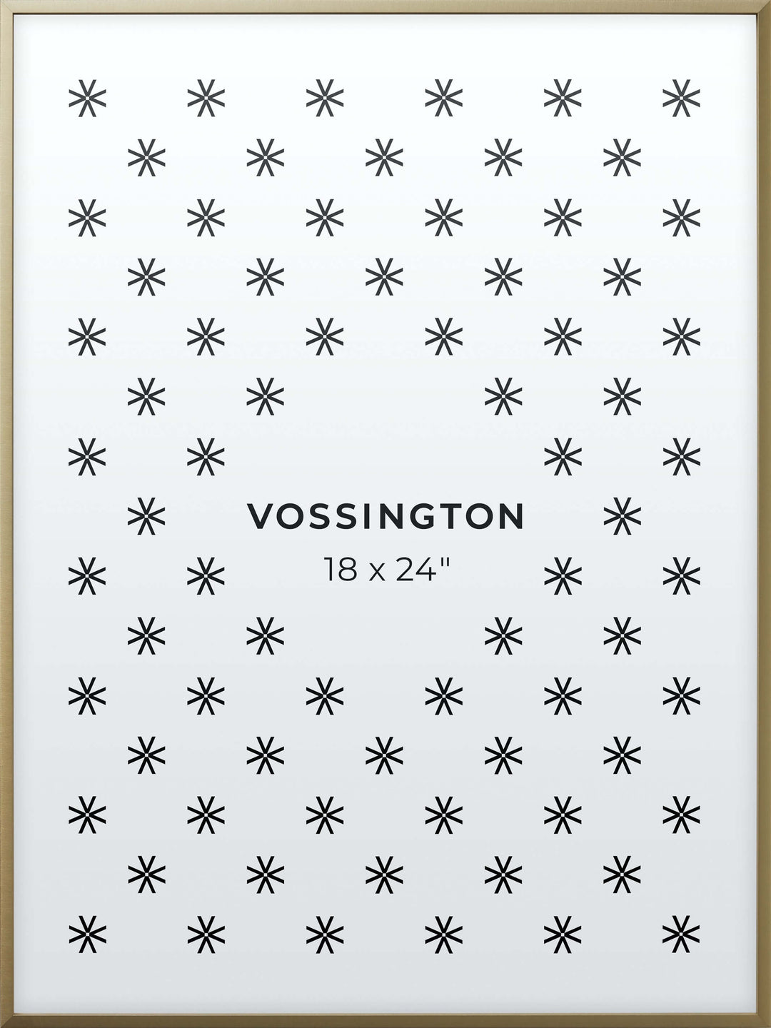 18x24 Frame - Exclusive Gold Poster Frame From Vossington