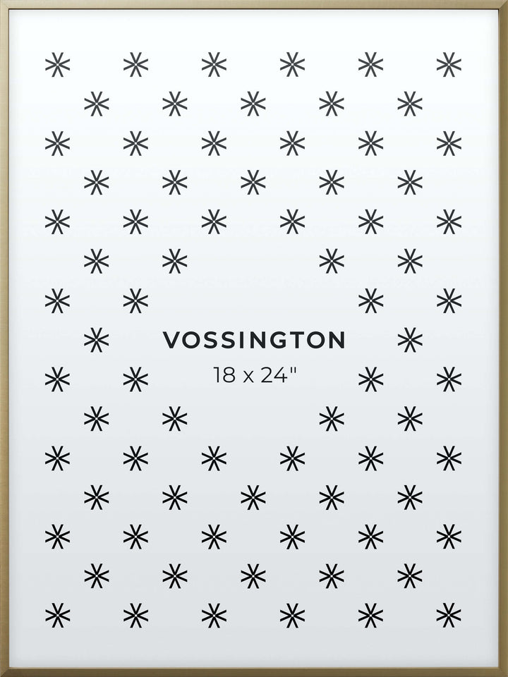 18x24 Frame - Exclusive Gold Poster Frame From Vossington