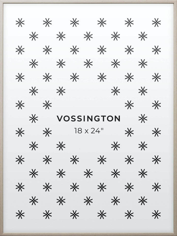 18x24 Frame - Exclusive White Wood Poster Frame From Vossington