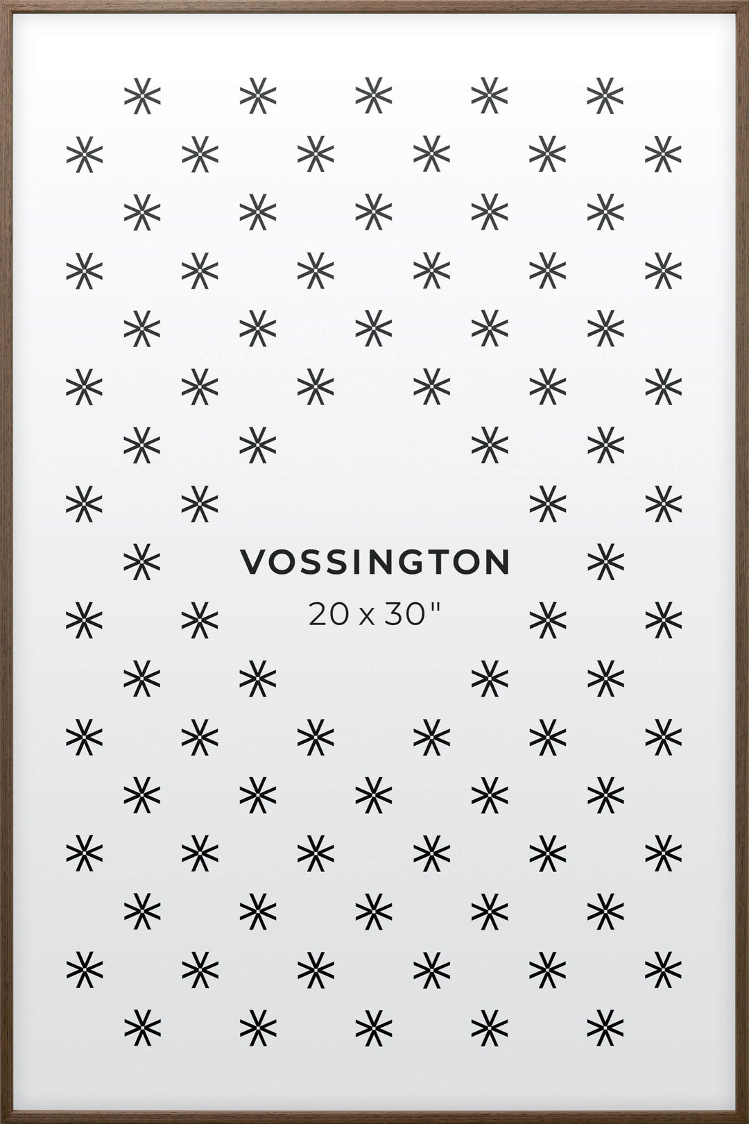 20x30 Frame - Exclusive Exotic Wood Poster Frame From Vossington