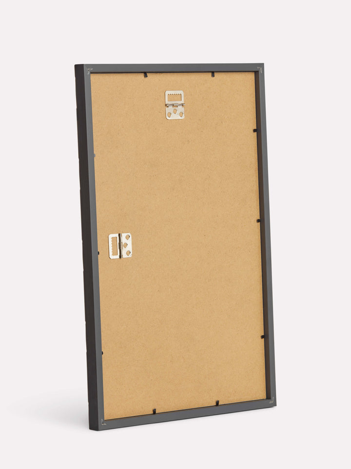 11x17-inch Bamboo Frame, Black - Back view