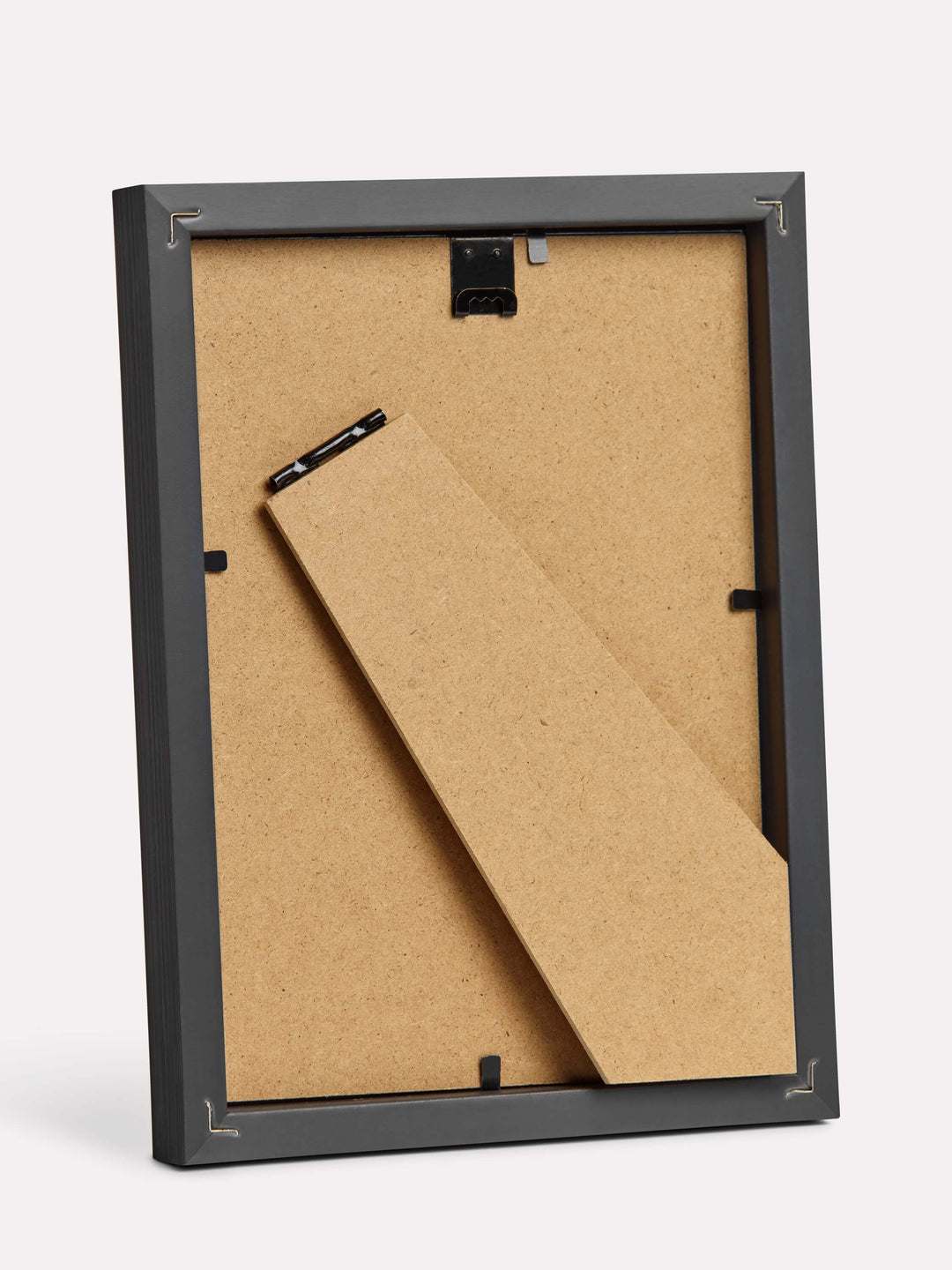 5x7-inch Bamboo Frame, Black - Back view