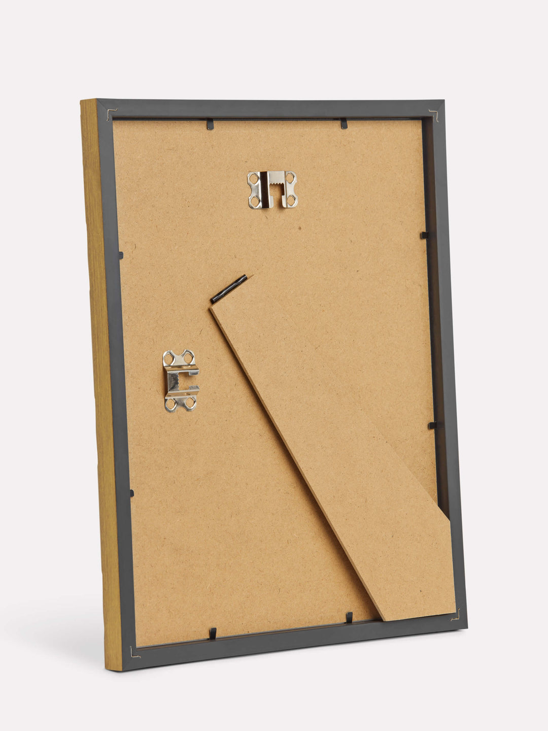 9x12-inch Bamboo Frame, Gold - Back view