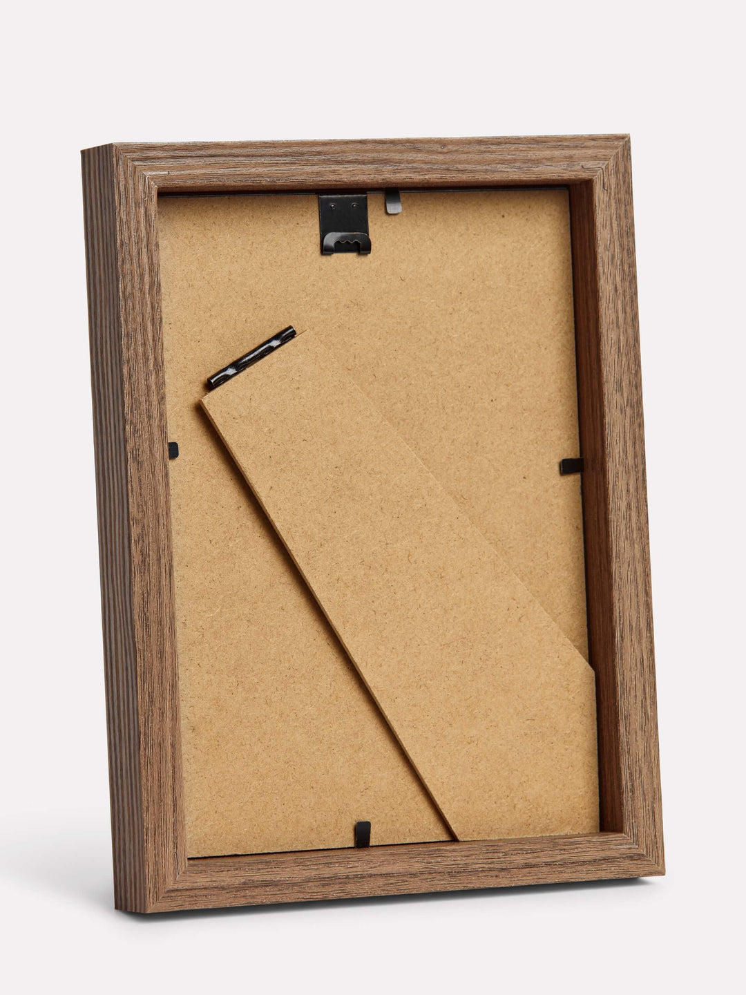 5x7-inch Classic Frame, Walnut - Back view