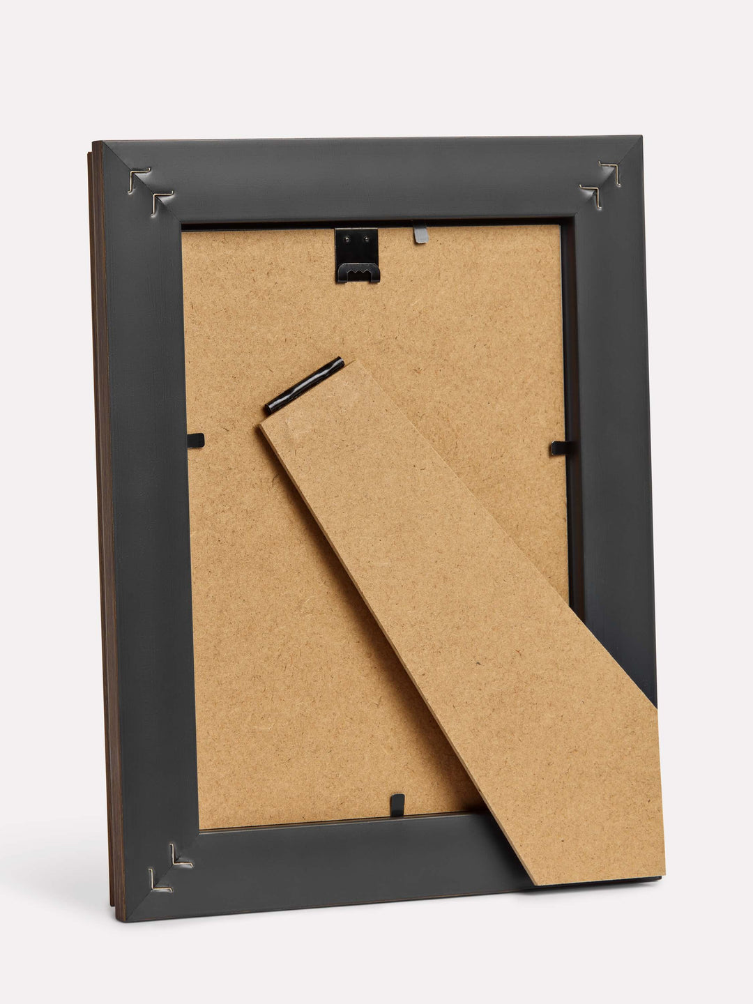 5x7-inch Decorative Frame, Walnut - Back view