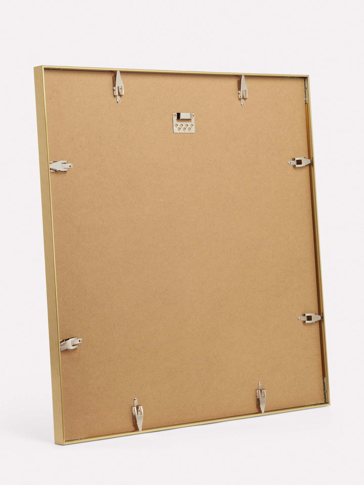 20x20-inch Thin Frame, Gold - Back view