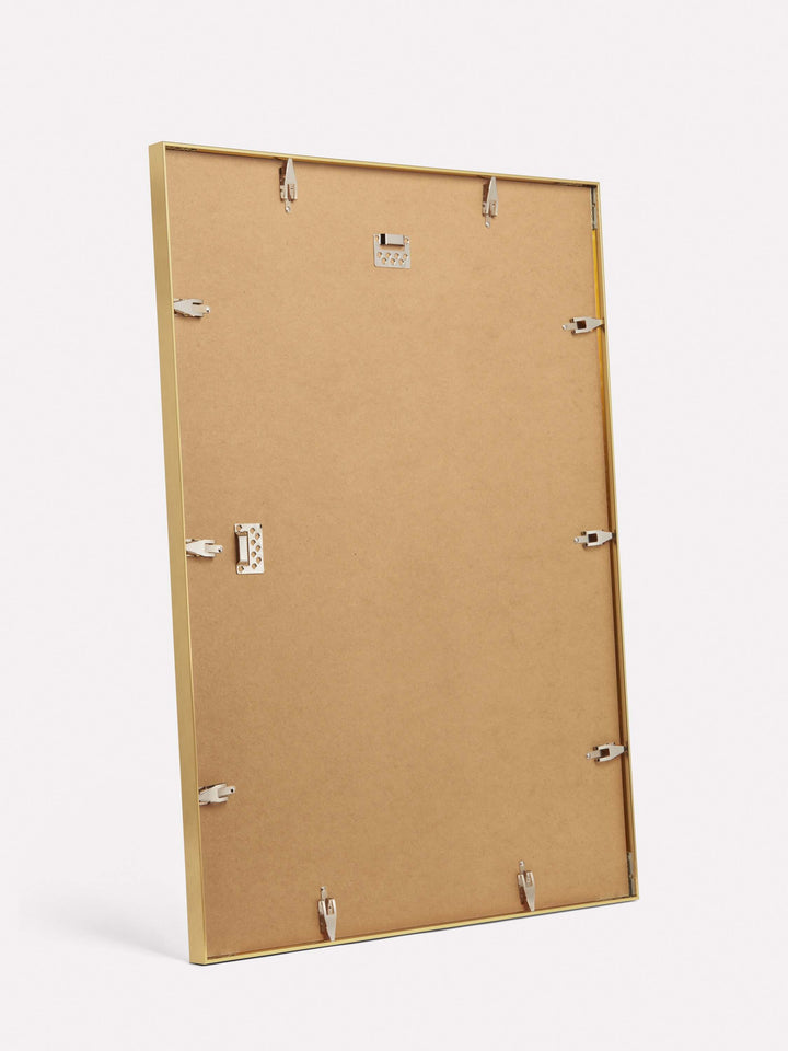 30x40-inch Thin Frame, Gold - Back view